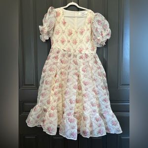JessaKae Chiffon Floral Dress - Size 1X